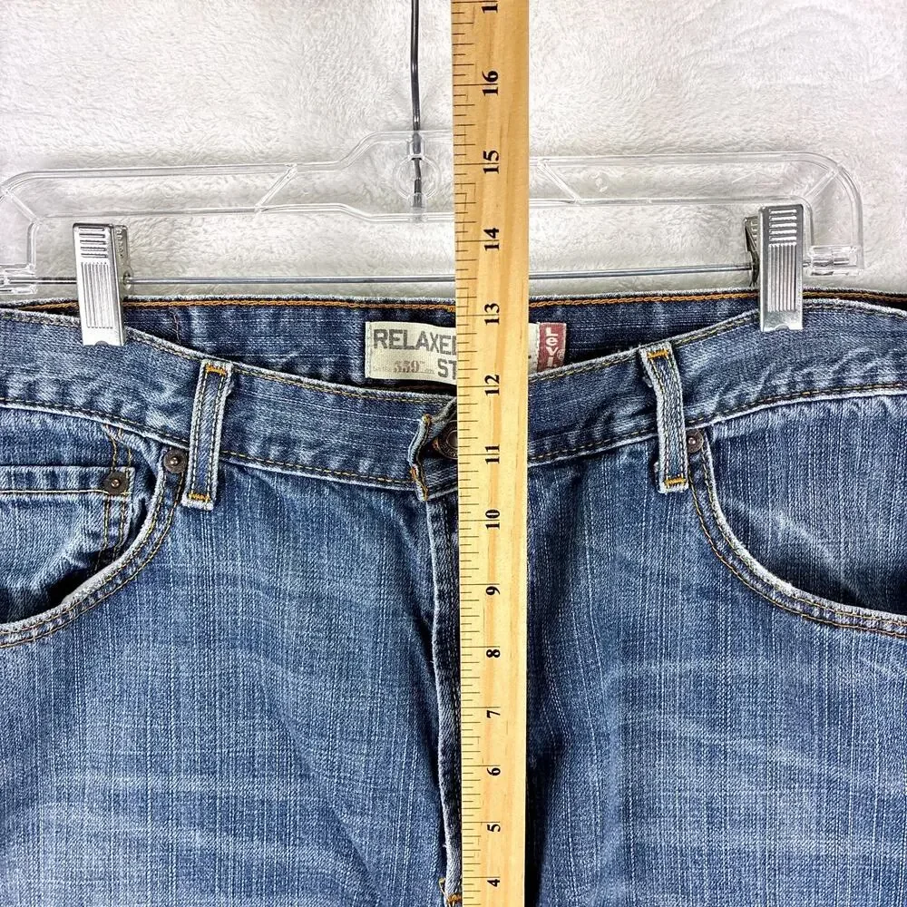 VTG Levis 559 Jeans Men 36x32 (34x32) Relaxed Straight Baggy Faded Whiskered Y2K